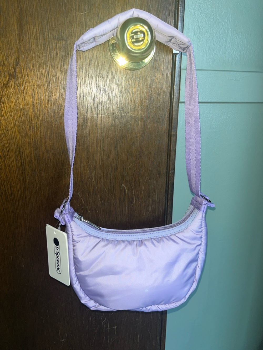Lesportsac Lilac Shoulder Crescent Bag Mini